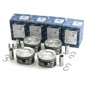 4x Kolben eingestellt Für Mercedes-Benz 1,6 Turbolader M270.910 W176 A180 CLA200 - Bild 1 von 4