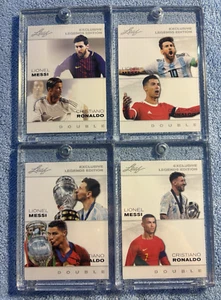 MESSI *CRISTIANO RONALDO 2022-2024 LOT (4) "SPECIAL RELEASE" SOCER CARDS - Picture 1 of 2