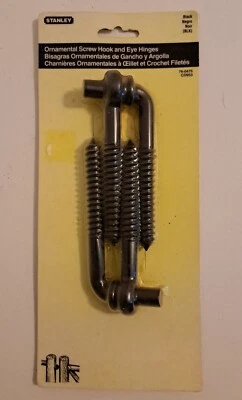 Stanley Hardware 76-0475 / CD953 Ornamental Screw Hook & Eye Hinge 2 Count - Image 1 of 2