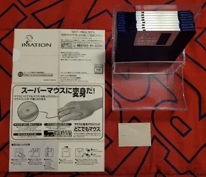 == IMATION MF / 2HD FOR DOS/V DOS18 FORMATTED 8 BLUE DISKETTES MADE IN U.S.A. == - Photo 1/10