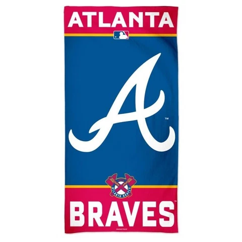 Atlanta Braves MLB 30" x 60" Beach Towel Wincraft Cover