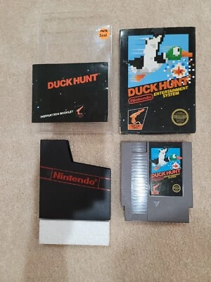 Nes Duck Hunt First 1st Print Matte Sticker Seal Complete In Box CIB Nintendo - Image 1 of 4