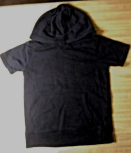 Garanimals Boys Cotton Blend Short Sleeve Black Lined Hoodie Sweatshirt - Picture 1 of 1