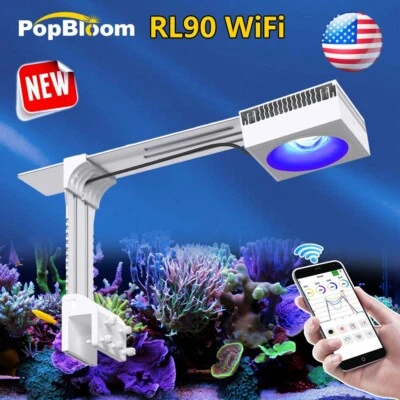 PopBloom RL90 Aquarium Light Led Coral Reef Light 24 Full Spectrum for 60cm Tank - Image 1 of 4