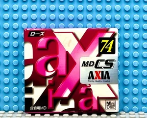MINI DISCO MD AXIA MD CS 74 ROSA BLANCO (1) (SELLADO) - Imagen 1 de 3