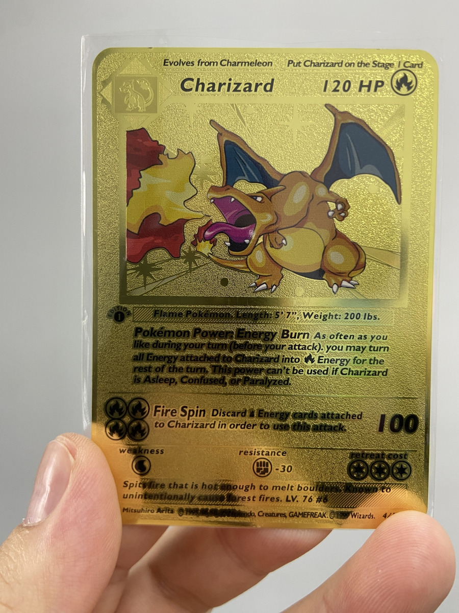 Pokemon Charizard Gold Card for sale - eBay Pokemon Charizard Gold Card for sale - eBay