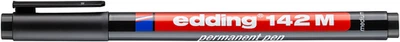 Edding 142 M Faserschreiber Folienschreiber OHP-Marker schwarz permanent 1 mm  - Bild 1 von 4