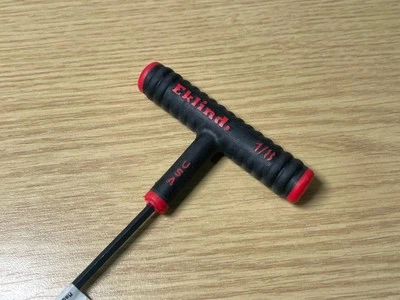 Eklind 1/8 T-handle Hex Key 9" Shaft - Image 1 of 4