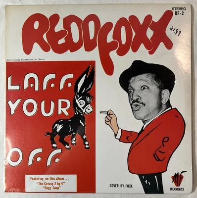 Redd Foxx Laff Your Ass Off Sealed LP Vinyl Record 1965 MF Records Comedy - Image 1 of 4