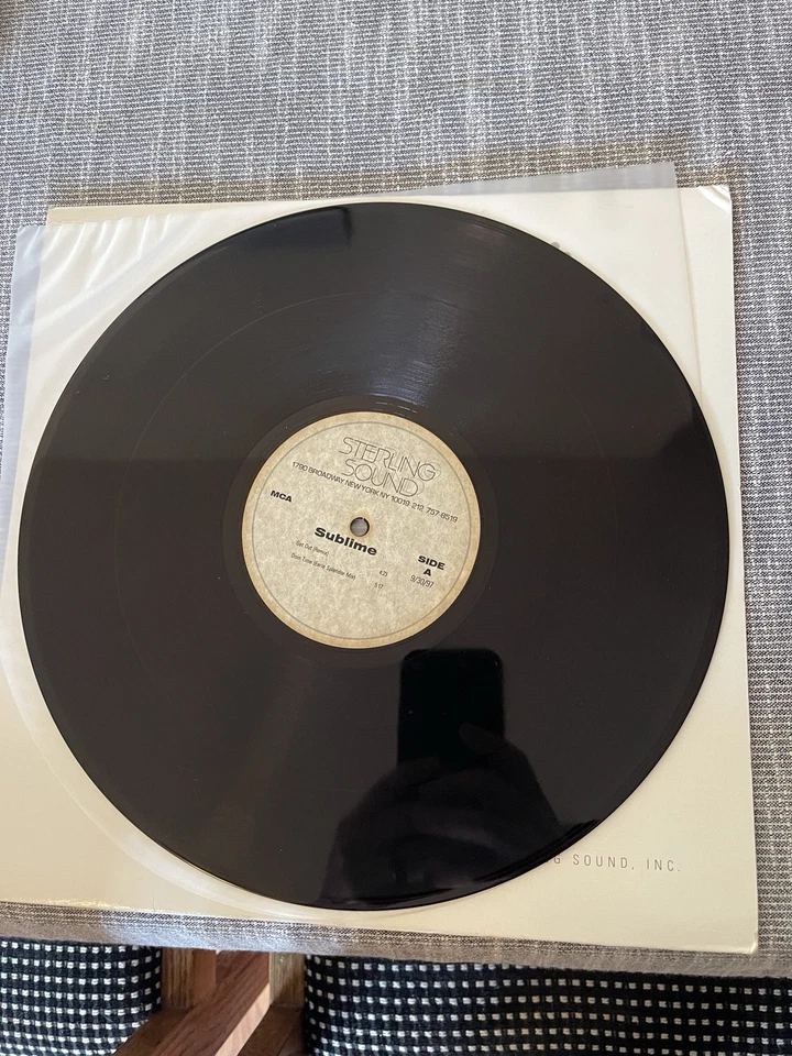 MEGA RARE! 1997 Sublime Doin Time Single Sided 12” Acetate - Image 1 of 4