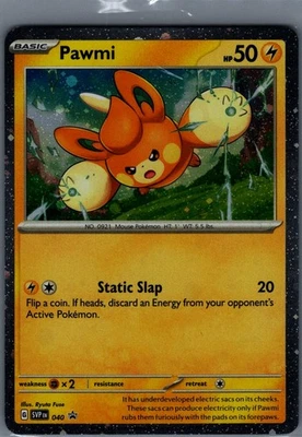 Pawmi - (Cosmos Holo) Promo SV: Scarlet & Violet Promo Cards 040 NM - Image 1 of 2