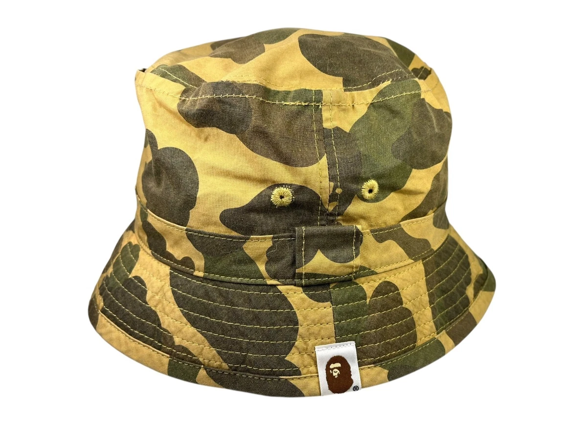 A Bathing Ape バケットハット APE HEAD ONE POINT BUCKET HAT | bape.com