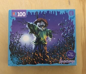 Puzzle 100 pezzi pelle d'oca vintage 1995 spaventapasseri mezzanotte #20 completo - Foto 1 di 6