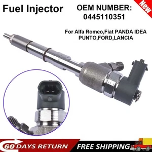 NEW Fuel Injector 0445110351 for Alfa Romeo,Fiat PANDA IDEA PUNTO,FORD,LANCIA - Picture 1 of 11