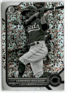2022 Bowman Chrome Black & White Mini Diamond Leonardo Balcazar #BCP-179 - Bild 1 von 2