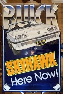 Vintage 1982 BUICK SKYHAWK Dealership Showroom Window Trim Posters (3) - Picture 1 of 19