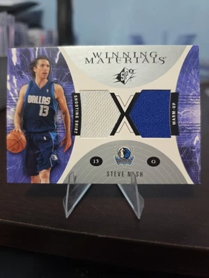 Upper Deck Sp Steve Nash 2003 materiales ganadores juego parches usados Foto 1 de 4