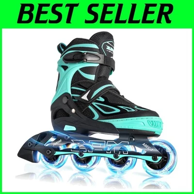 Patins em linha, iluminação de roda Vinal Girls perfeitos - Imagem 1 de 4