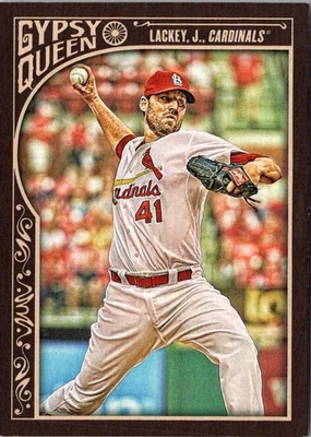 2015 Topps Gypsy Queen John Lackey #27 St. Louis Cardinals Baseball Card - Image 1 of 2