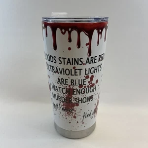 True Crime Junkie Serienmörder Detektiv 20oz Edelstahl Becher 🩸🪓 - Bild 1 von 7