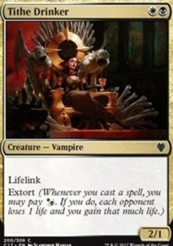 x1 Tithe Drinker - Commander 2017 - NM - MTG - Image 1 of 1