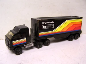 Vintage Tonka COE Cabover Tractor Trailer Semi Truck Diecast BF Goodrich TA tire - Picture 1 of 5