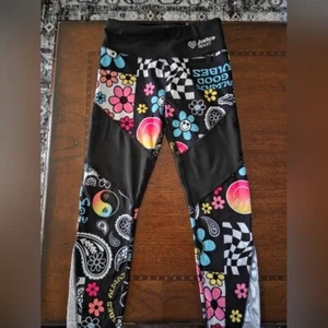girl large retro design leggings Justice - Picture 1 of 1