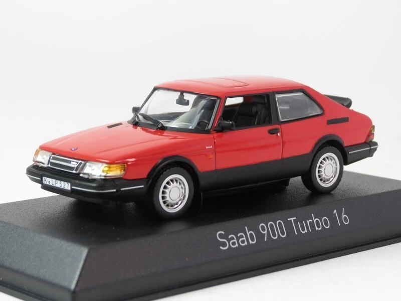Norev Saab 900 Turbo 16 red 1992 1/43 810035