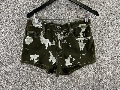 Pantalones Cortos Carmar Jean Corte Para Mujer Talla 29 Verde Denim Pintado Diseño Elástico Foto 1 de 4