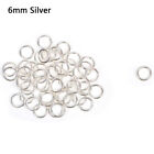 Open Jump Rings Connectors Beads 3/4/6mm Gold Silver For Jewelry Diy Accessor-ja