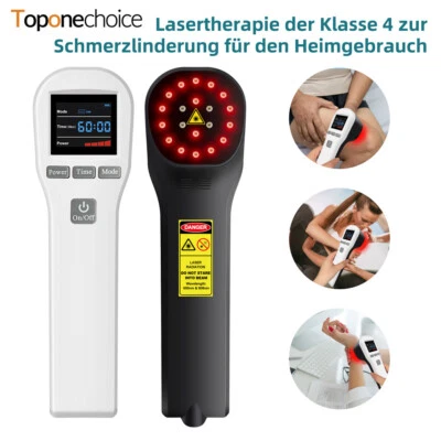 TOPONECHOICE Vet Soft Laser 808/605nm Therapie Gerät Schmerzlinderung für Katze & Hund