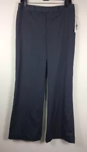 NEW WITH TAGS! Nine West Womens Career Dress Pants Size 8 Gray Wide Leg - Picture 1 of 6