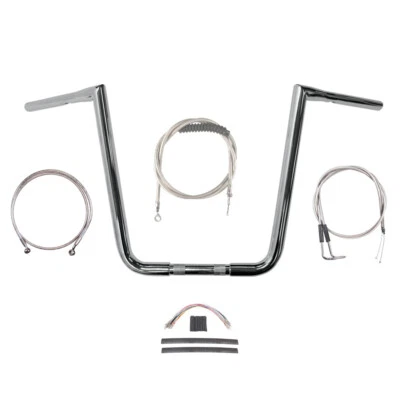 Kit de manillar Twin Peaks 2007-2010 Harley-Davidson Softail 1 1/4" cromado 16" Foto 1 de 2