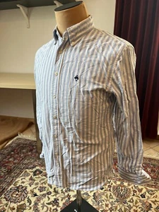 Brooks Brothers OCBD Oxford Button Down Hemd in S / 39 Gestreift Blau Red Fleece - Bild 1 von 6