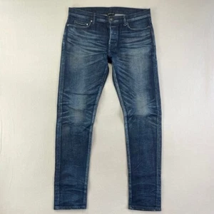 John Elliott Jeans Mens 34x32 Blue Faded Denim CAST 2 SLIM made in Japan - Picture 1 of 13