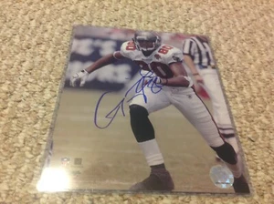 MICHAEL CLAYTON TAMPA BAY BUCS SIGNED AUTOGRAPHED ACTION 8X10 PHOTO - Picture 1 of 1