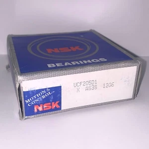 ¡¡¡Totalmente nuevo!!! Unidad de rodamiento de bolas de montaje en brida de orificio NSK 25 mm (#UCF205D1) - Imagen 1 de 6