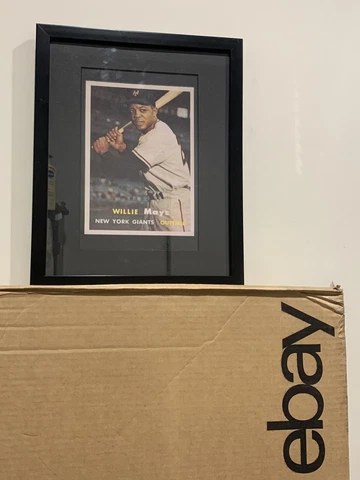 1957 Topps STYLE WILLIE MAYS (custom Mini Poster) Frame Not Included (READ) Cover