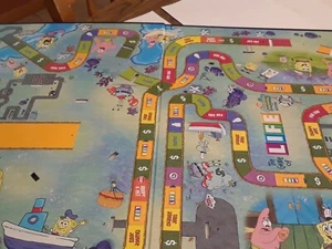 The Game Of Life Game Spongebob Squarepants Replacement Board 2005 MB - Picture 1 of 2