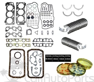 95-04 TOYOTA TACOMA 4RUNNER 3.4L DOHC 5VZFE 24V JUEGO COMPLETO *KIT DE RE-ANILLO DEL MOTOR* - Imagen 1 de 10