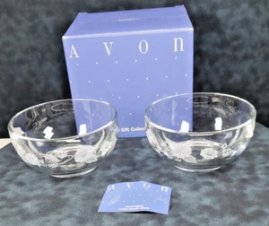 Avon Colibrì 24% Piombo Cristallo Inciso Diametro 5,25" Piatto Ciotola - Foto 1 di 3