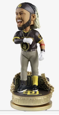 FERNANDO TATIS JR SAN DIEGO PADRES ROAD UNIFORM SWAG CHAIN BOBBLE FoCo PRESALE Cover