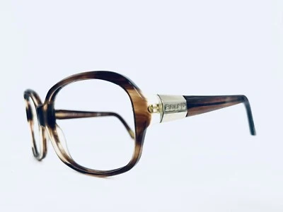 Ralph Lauren Oversize Square Oval Clear Brown Wood Glasses RA5059 58/17 130 3N - Image 1 of 4