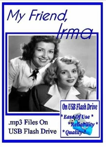 MY FRIEND IRMA 142 Select Oldtime Radio Shows MP3 OTR On USB Flash Drive - Picture 1 of 13