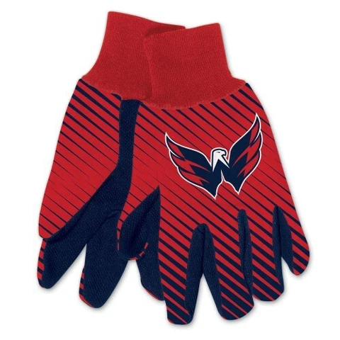 Washington Capitals Hockey NHL Adult Full Color Dye Sublimated Work Grip Gloves Cover