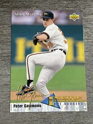 Mike Mussina 1993 Upper Deck Inside The Numbers Orioles #463  *257* - Image 1 of 2