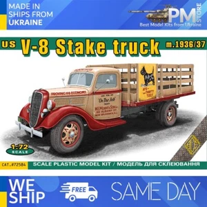 ACE 72584 - 1/72 - US V-8 Stake Truck m.1936/37 escala kit modelo plástico - Imagen 1 de 12