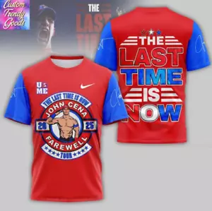 2025 John Cena Farewell Tour – Last Time Is Now 3D T-Shirt - Picture 1 of 2