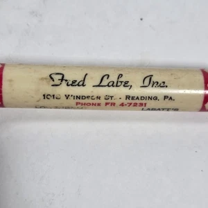 Fred Labe Inc Can Opener Reading PA Vintage Red Labatts Schlitz Beer Dealer - Picture 1 of 10