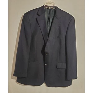 Brooks Brothers 346 100% Silk Navy Blue Suit Blazer Jacket Mens 44S Sport Coat - Picture 1 of 10